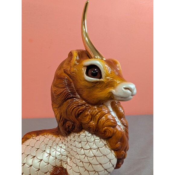 Windstone Editions Horned Ki-Rin Dragon Unicorn Father by Pena 1993 - Picture 5 of 8